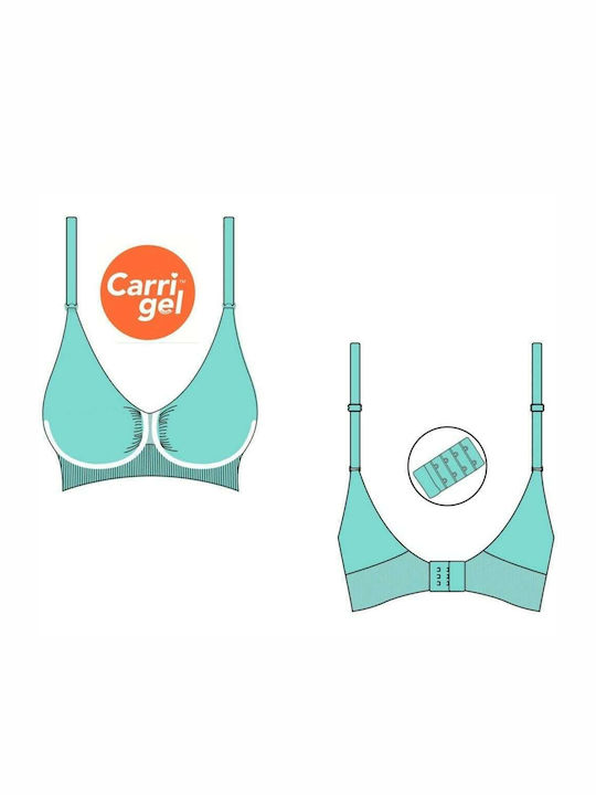 Carriwell Carri-Gel Maternity & Nursing Sports Bra with Clips Black