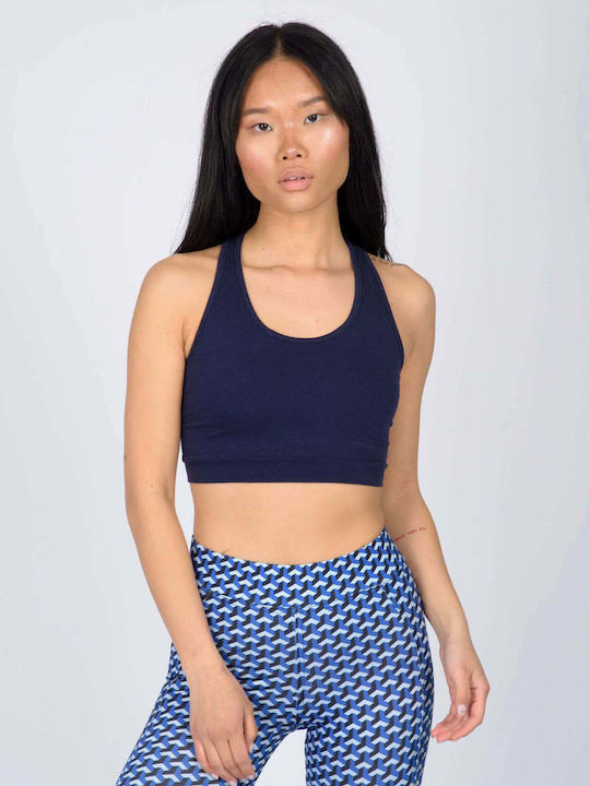 Women's Sports Bra without Padding Navy Blue