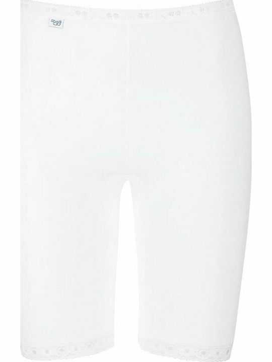 Sloggi Basic Long Boxer Σύσφιξης Λευκό