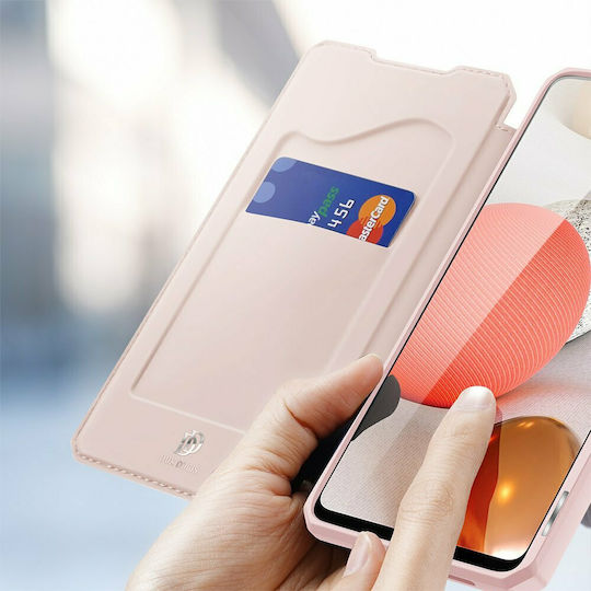 Dux Ducis Skin X Book Δερματίνης Ροζ (Galaxy A42)