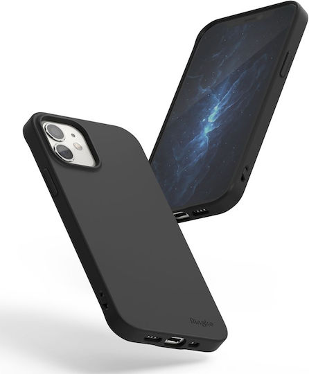 Ringke Air S Back Cover Σιλικόνης 1.3mm Μαύρο (iPhone 12 mini)
