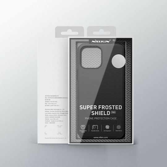 Nillkin Super Frosted Shield Задна корица Пластмаса Черен (iPhone 13 Pro)