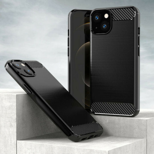 Powertech Back Cover Σιλικόνης Μαύρο (iPhone 13 mini)