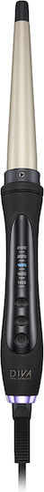Diva Pro Styling Digital Wand Conic Curling Iron pentru bucle 50W Pro302