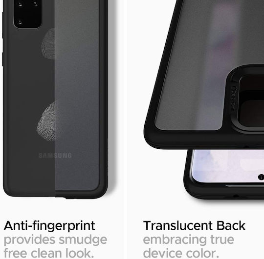 Spigen Ciel Color Brick Umschlag Rückseite Kunststoff 2mm Schwarz (Galaxy S20)