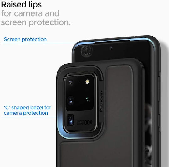 Spigen Cie Back Cover Silicon 2mm Negru (Galaxy S20 Ultra)