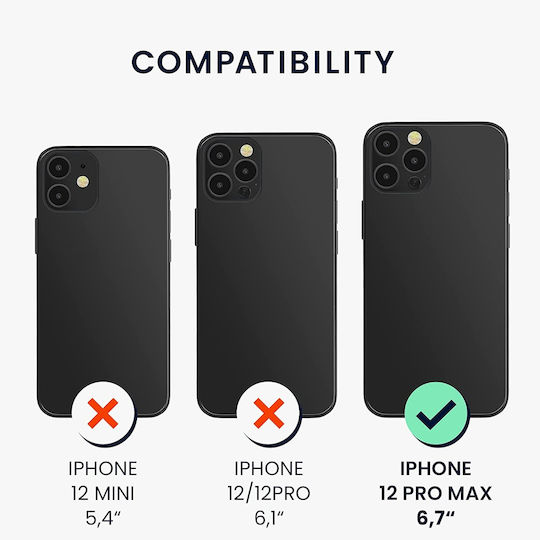 KWmobile Rubber Back Cover Σιλικόνης Κόκκινο (iPhone 12 Pro Max)