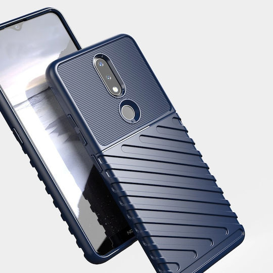 Hurtel Thunder Back Cover Σιλικόνης Μπλε (Nokia 2.4)