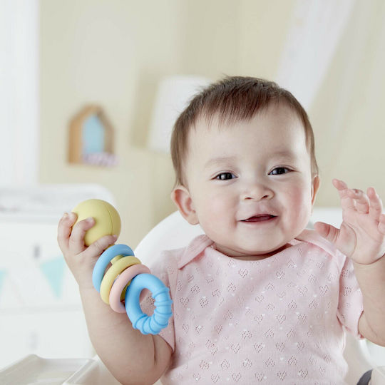 Hape Teething Rattle made of Silicone for 0 m+