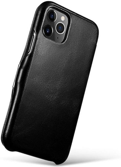 iCarer Vintage Folio Book Δερμάτινο Μαύρο (iPhone 11 Pro Max)