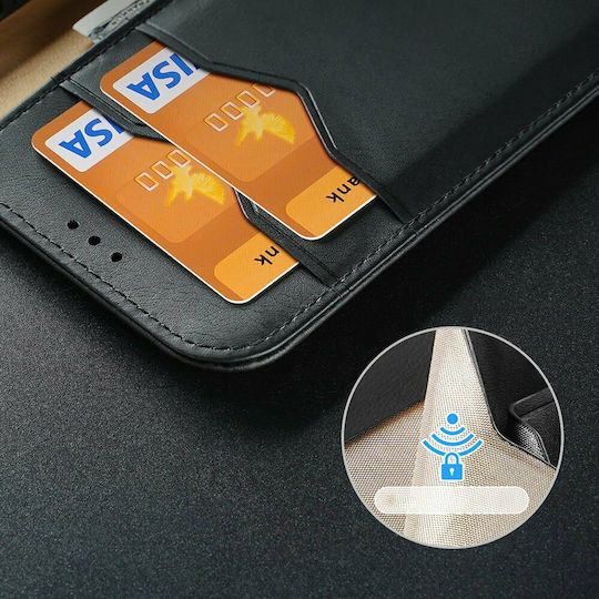 Dux Ducis Hivo Wallet Δερμάτινο Μαύρο (iPhone 13 Pro)