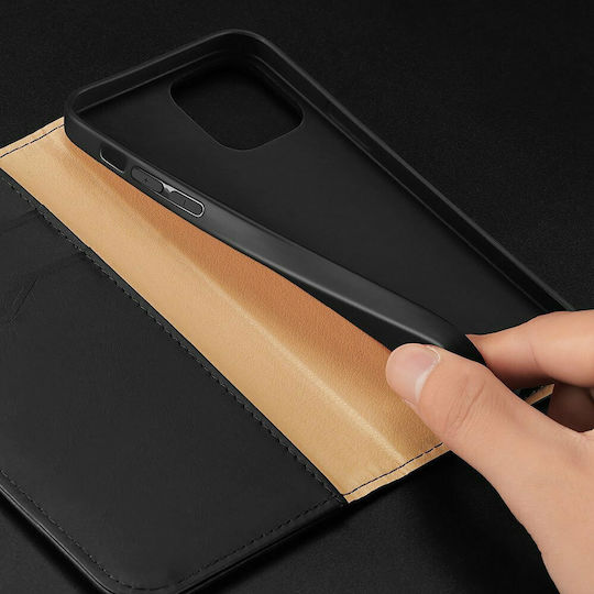 Dux Ducis Hivo Wallet Δερμάτινο Μαύρο (iPhone 13 Pro)