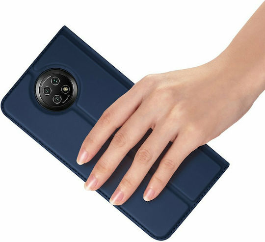 Dux Ducis Skin Pro Book Synthetic Leather Blue (Redmi Note 9T)
