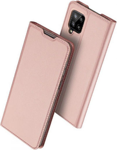 Dux Ducis Skin Pro Book Δερματίνης Ροζ Χρυσό (Galaxy A42)