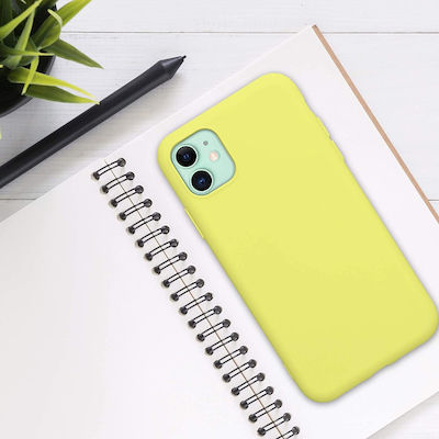 KWmobile Soft Flexible Rubber Cover Σιλικόνης Pastel Yellow Matte (iPhone 11)