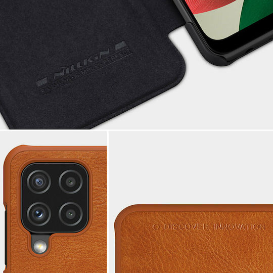 Nillkin Qin Book Synthetic Leather Brown (Galaxy A22 4G)