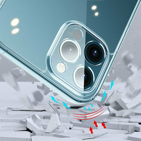 Joyroom Crystal Durable Umschlag Rückseite Kunststoff / Silikon 1.8mm Transparent (iPhone 12 / 12 Pro)