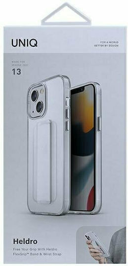 Uniq Heldro Back Cover Plastic with Strap Transparent (iPhone 13)