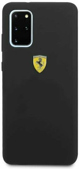 Ferrari SF Задна корица Силикон Черен (Galaxy S20+)