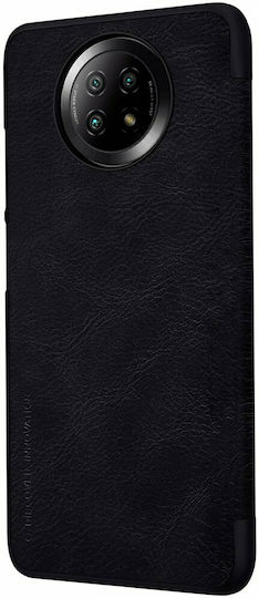 Nillkin Qin Buchen Sie Synthetisches Leder Schwarz (Redmi Note 9T)