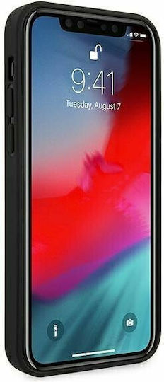 Ferrari Umschlag Rückseite Kunststoff Schwarz (iPhone 12 Pro Max)