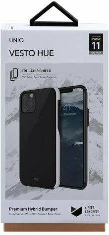 Uniq Vesto Hue Back Cover Silicone 2mm White (iPhone 11 Pro Max)
