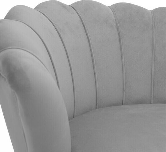 Daimon Sessel Samt Gray 79x69x78cm