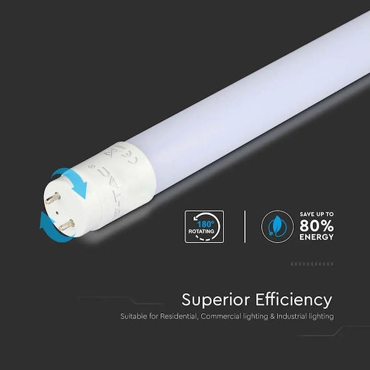 V-TAC VT-152 LED Bulb 24W Fluorescent Type 150εκ. for Socket G13 and Shape T8 Cool White 3000lm