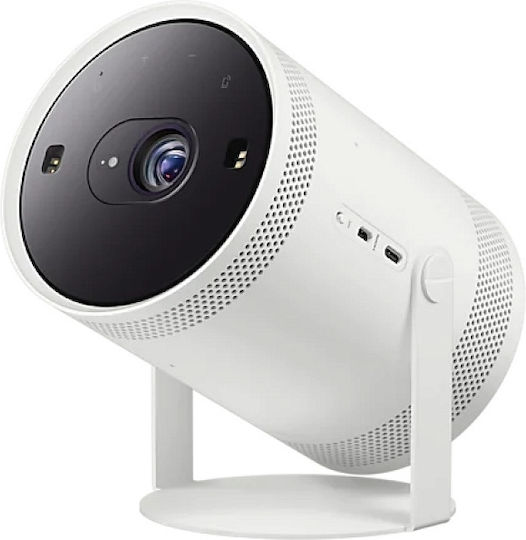 Samsung The Freestyle SP-LSP3B SP-LSP3BLAXXH Mini Projector DLP Full HD Λάμπας LED με Wi-Fi και Ενσωματωμένα Ηχεία Λευκός