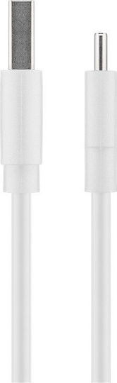 Goobay USB 2.0 Cable USB-C male - USB-A 15W Λευκό 2m 59130