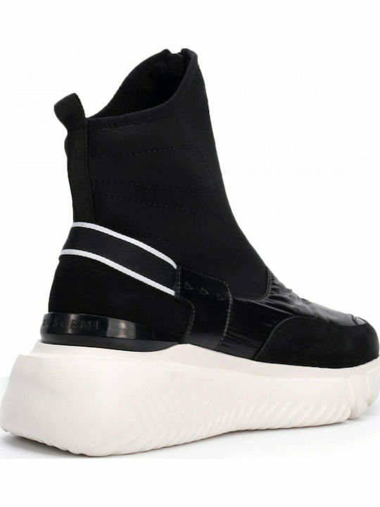 Pyro Damen Chunky Stiefel Schwarz