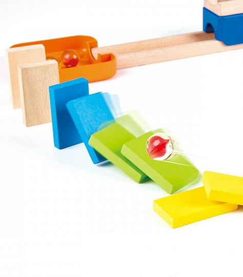Hape Wooden Construction Toy Crazy Rollers Stack Track for Children 1++ Years