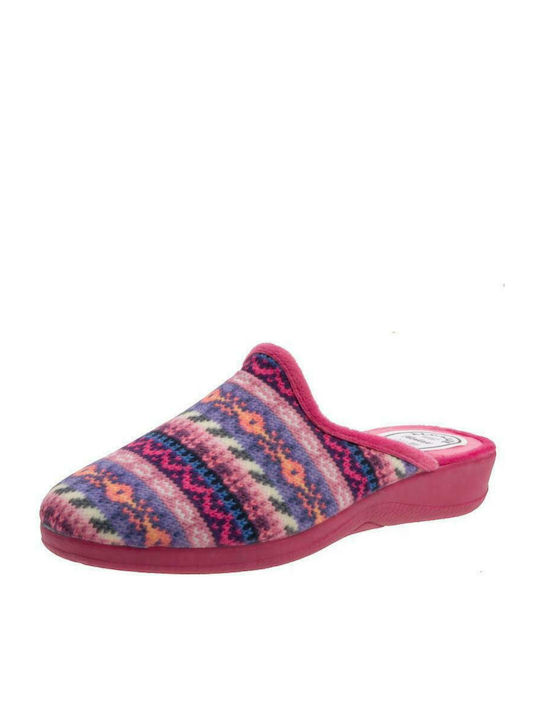 Antrin 30-5092 Women's Slipper In Fuchsia Colour