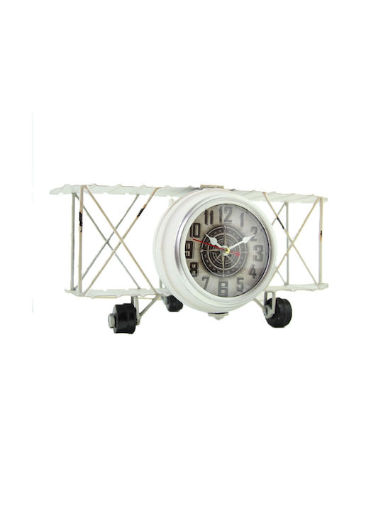 Tabletop Clock White in Double Shape MM004008542