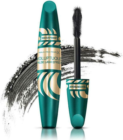 Max Factor Voluptuous False Lash Effect Waterproof Mascara für Band, Eisstockschießen & Länge Black 13.1ml