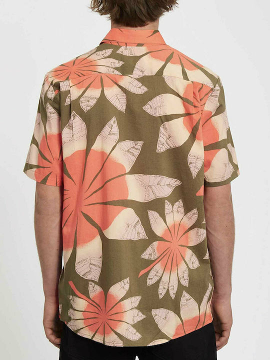 Blooming Short-sleeved Cotton Shirt Floral Multicolour