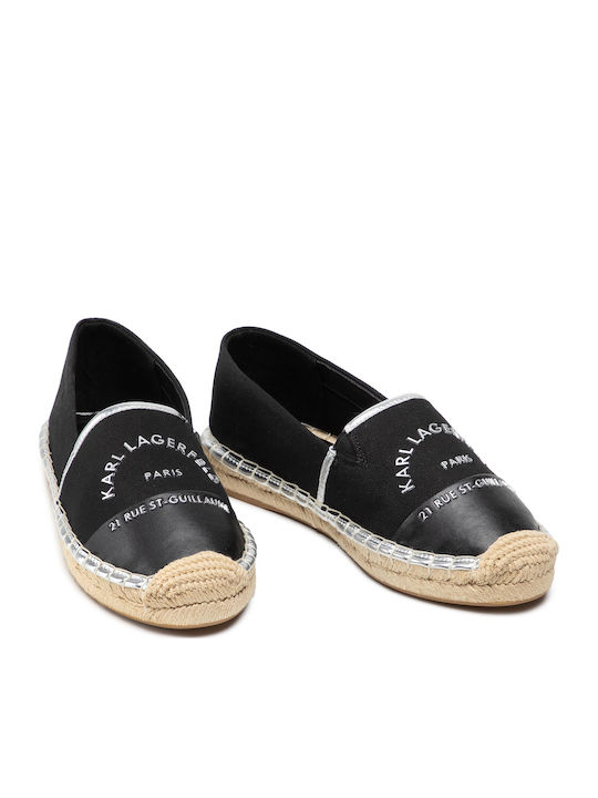 Women's Fabric Espadrilles Black