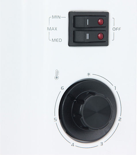 De'Longhi HSX 2320 Θερμοπομπός Δαπέδου 2000W 68.3x46cm Λευκό