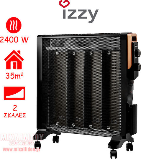 Izzy IZ-9018 Θερμοπομπός Δαπέδου 2400W Mica 55x64cm