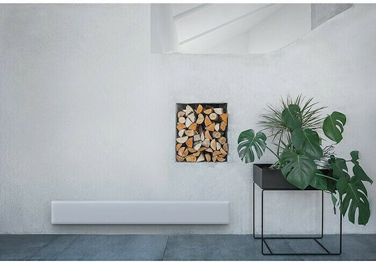 Nobo NTL2N12 Slimline Convector Heater Wall 1250W with Electronic Thermostat 152.5x20cm White