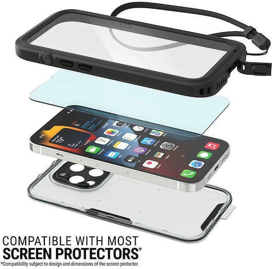 Catalyst Total Protection 360 Full Cover Πλαστικό 2mm Αδιάβροχο Μαύρο (iPhone 13 Pro)