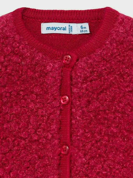 Kinderstrickjacke Gestrickt Rot