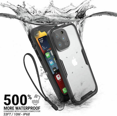 Catalyst Total Protection Plastic 360 Full Cover Waterproof Durable Black (iPhone 13 Pro Max)