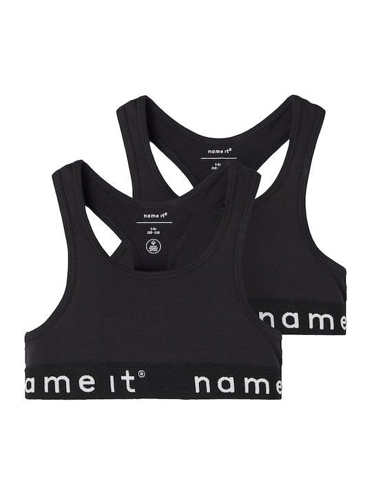 Name It Set Kids Training Bras 2 Pieces Black