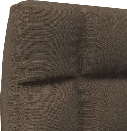 Multifunctional Bean Bag Chair Waterproof Brown 50x64x58cm