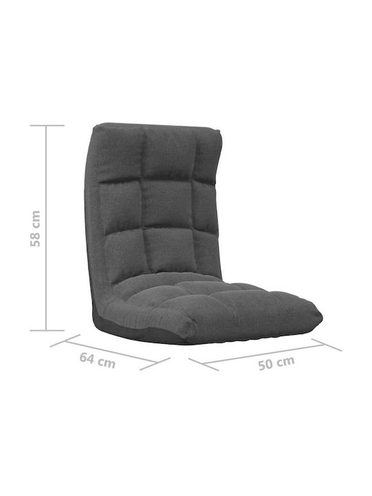 Multifunctional Bean Bag Chair Waterproof Dark Gray 50x54x58cm