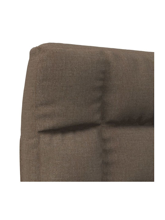 Πολυμορφική Πουφ Πολυθρόνα Αδιάβροχη Taupe 50x64x58cm