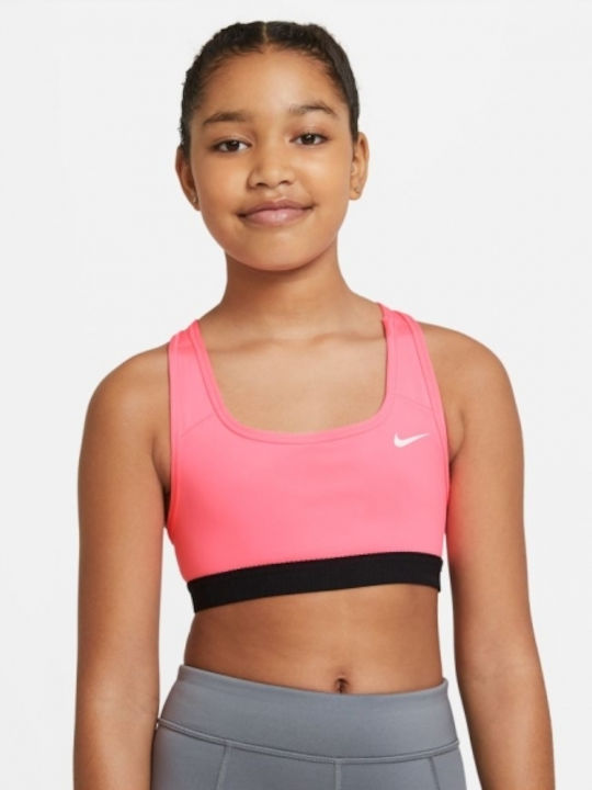Nike Παιδικό Μπουστάκι Ροζ Swoosh