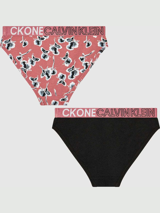 Calvin Klein Παιδικό Σετ με Βρακάκια Ροζ 2τμχ