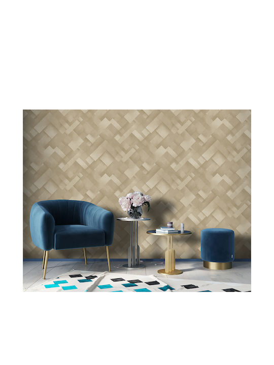 Wallpaper Onyx Vinyl Beige L1005xW53cm